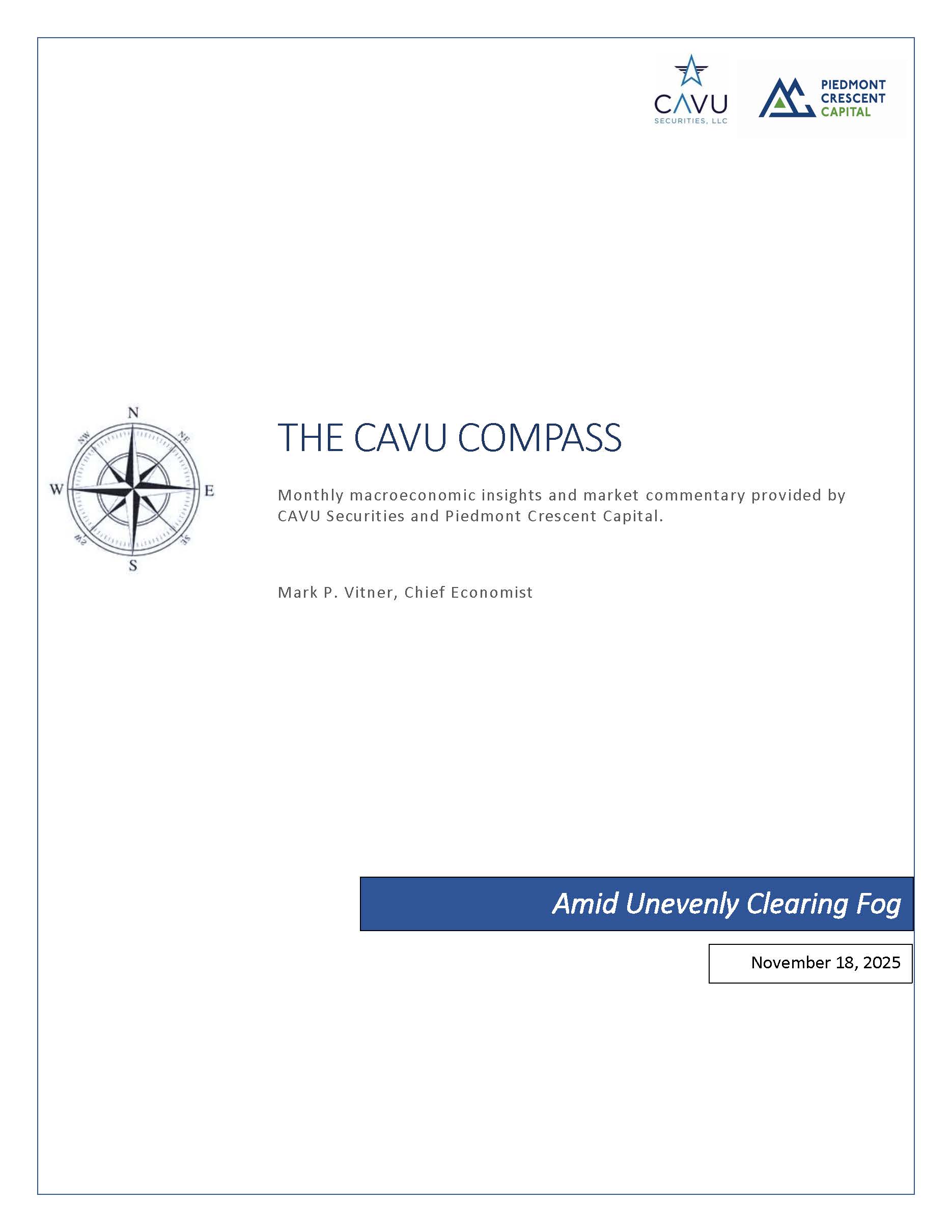 The CAVU Compass: Amid Unevenly Clearing Fog