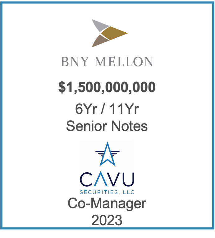 BNY Mellon Tombstone 2023-1