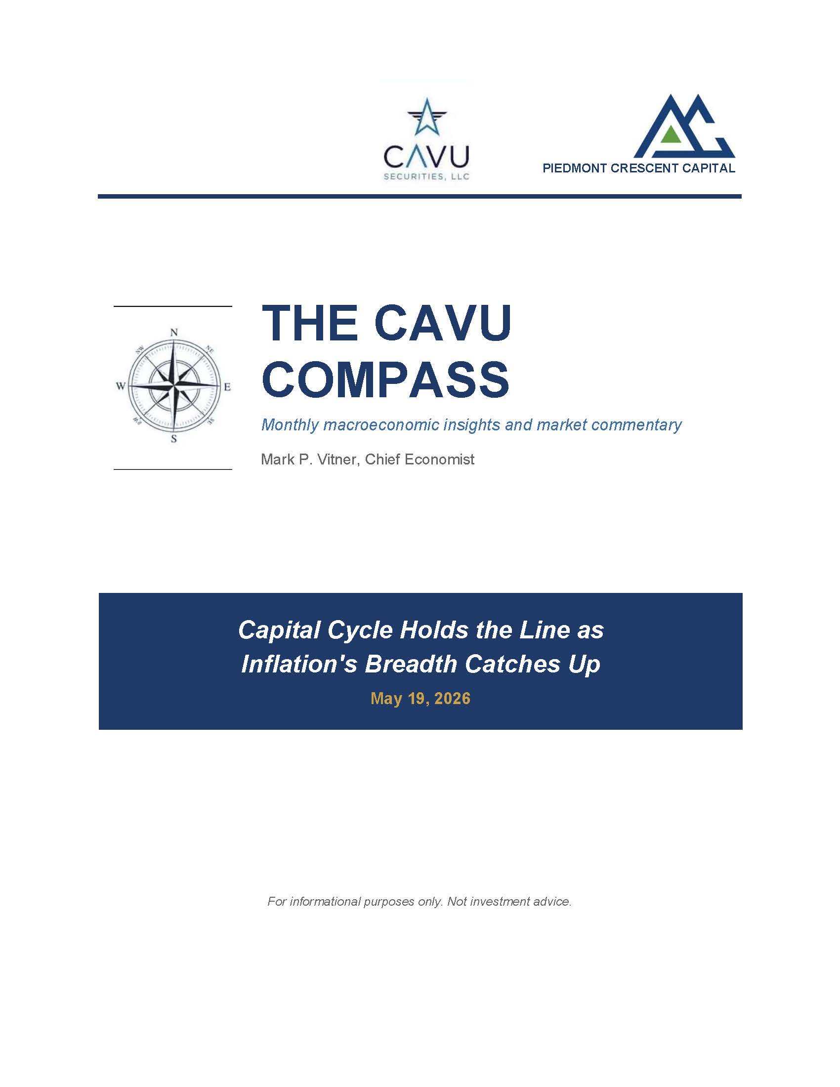the CAVU Compass: Capital Cycle Holds the Line as Inflation breadth Catches Up
