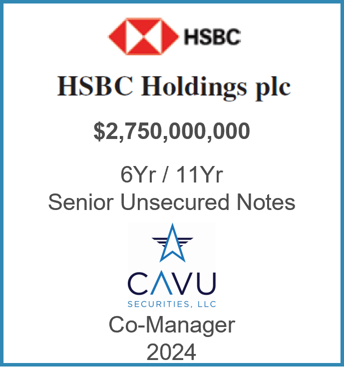 HSBC Holdings Tombstone - February 2024