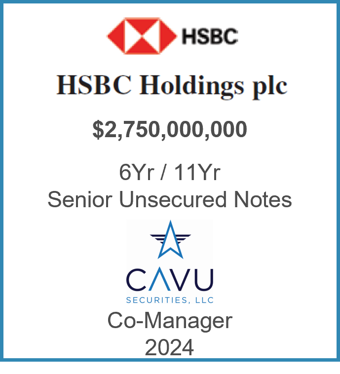 HSBC Holdings Tombstone - February 2024